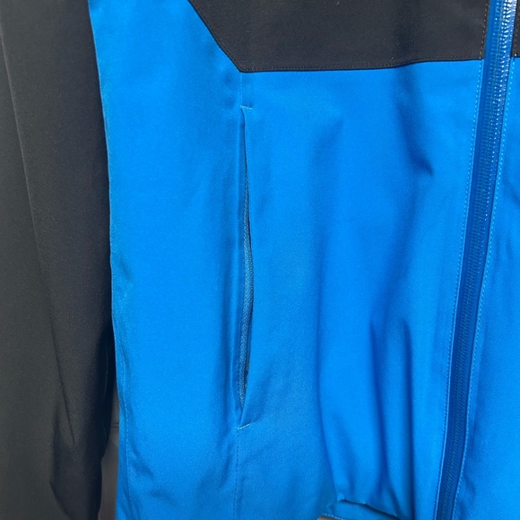 SPYDER GRAND 3 in 1 OUTER SHELL ONLY!!! Mens size Small. EUC Blue/blue - Picture 2 of 11